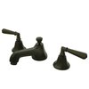 Kingston Brass KS4465HL 8" Widespread Bathroom Faucet, Oil Rubbed Bronze KS4465HL